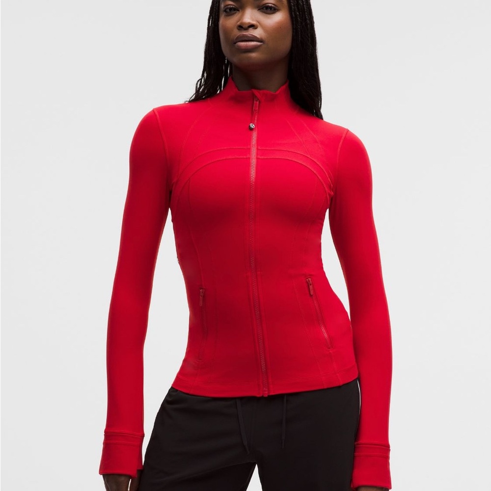 lululemon athletica Red Full-Zip Fitted Jacket